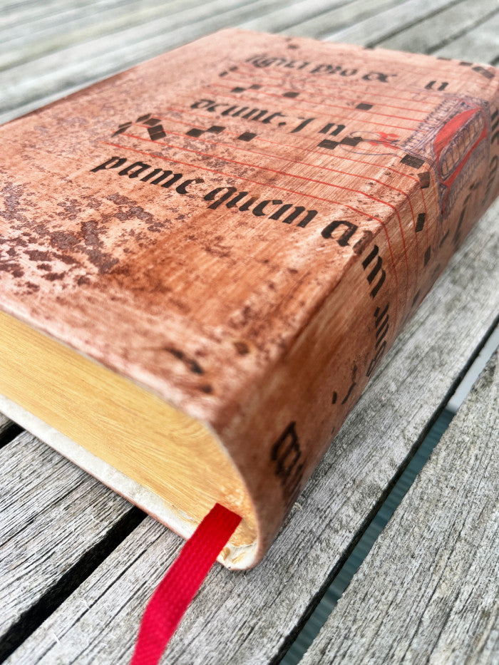 14th Century Parchment Skin - Special Edition William Tyndale 1534 New Testament Facsimile. Handmade in Ireland. Only 4 made, very exclusive.